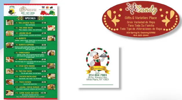 Etiquetas y pegatinas el tamaño, la forma y el diseño dependen de usted. Las pegatinas ofrecen una publicidad sencilla pero llamativa que se pegará a todo lo que se manipule.